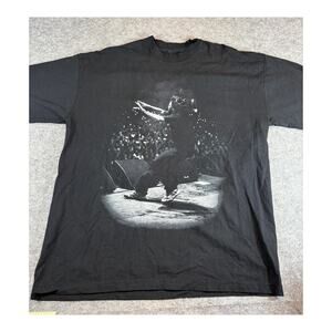 J. Cole Dreamville The Fall Off Era Shirt Mens XL Black Graphic Rap Y2K Tee